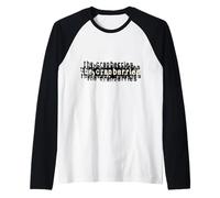 Ufficiale Cranberries Stacked Logos Rock Alternativo Band Maglia con Maniche Raglan