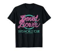 Ufficiale David Bowie 1978 World Tour Vintage Logo Art Maglietta