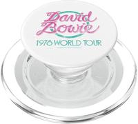 Ufficiale David Bowie 1978 World Tour Vintage Logo Art PopSockets PopGrip per MagSafe