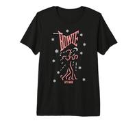 Ufficiale David Bowie Lets Dance Chrismas Maglietta Premium