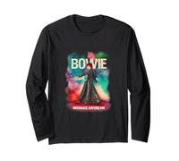 Ufficiale David Bowie Moonage Daydreamer Cosmic Post Maglia a Manica