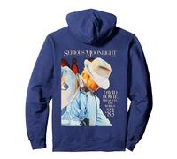 Ufficiale David Bowie Music Rock Serious Moonlight Felpa con Cappuccio, Unisex per Adulti, Navy, XL