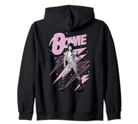 Ufficiale David Bowie Pink Lightning Ziggy Stardust Felpa con Cappuccio