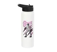 Ufficiale David Bowie Pink Lightning Ziggy Stardust Stainless Steel Insulated Water Bottle