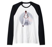 Ufficiale David Bowie Waiting in The Sky Circle Art Maglia con Maniche Raglan