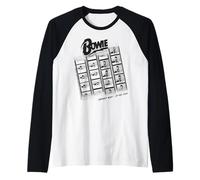 Ufficiale David Bowie Ziggy Stardust Motion Picture Art Maglia con Maniche Raglan