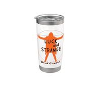 Ufficiale David Gilmour Luck and Strange Orange and Black Bicchiere termico in acciaio inox doppia parete