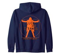 Ufficiale David Gilmour Luck And Strange Orange And Black Felpa con Cappuccio