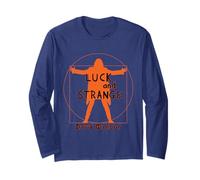 Ufficiale David Gilmour Luck And Strange Orange And Black Maglia a Manica