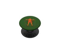 Ufficiale David Gilmour Luck and Strange Orange and Black PopSockets PopGrip Adesivo