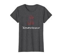 Ufficiale David Gilmour Sketched Art White Maglietta, Donna, Grigio Scuro, L