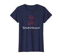 Ufficiale David Gilmour Sketched Art White Maglietta, Donna, Navy, L