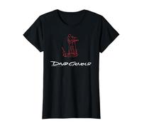 Ufficiale David Gilmour Sketched Art White Maglietta, Donna, Nero, L