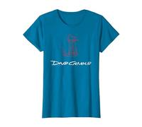 Ufficiale David Gilmour Sketched Art White Maglietta, Donna, Zaffiro, L