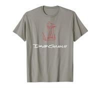 Ufficiale David Gilmour Sketched Art White Maglietta, Uomo, Ardesia, S