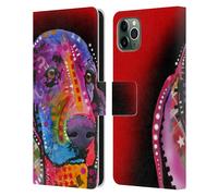 UFFICIALE DEAN RUSSO CANI CUSTODIA COVER A PORTAFOGLIO PER APPLE iPHONE TELEFONI