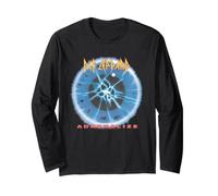 Ufficiale Def Leppard Adrenalize Heavy Metal Maglia a Manica