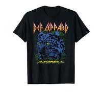 Ufficiale Def Leppard Leopardo Sfumato Maglietta