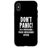 Ufficiale dei servizi segreti della polizia Custodia per iPhone X/XS