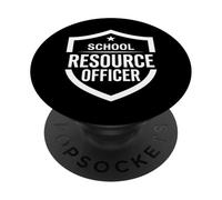 Ufficiale delle risorse scolastiche SRO Ufficiale del campus Sicurezza scolastica PopSockets PopGrip Adesivo