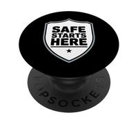 Ufficiale delle risorse scolastiche SRO Ufficiale del campus Sicurezza scolastica PopSockets PopGrip Adesivo