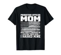 Ufficiale di libertà vigilata Mamma Parole Enforcement Polizia Ufficiale Maglietta