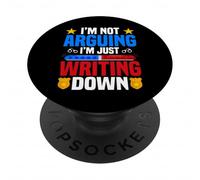 Ufficiale di polizia non sto discutendo che sto solo scrivendo PopSockets PopGrip Adesivo
