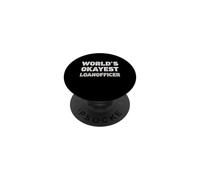 Ufficiale di prestito divertente del mondo più buono PopSockets PopGrip Adesivo