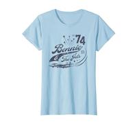 Ufficiale Elton John Bennie & The Jets Maglietta, Donna, Celeste, XL