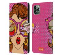UFFICIALE emoji® POP ART CUSTODIA COVER A PORTAFOGLIO PER APPLE iPHONE TELEFONI
