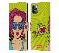UFFICIALE emoji® POP ART CUSTODIA COVER A PORTAFOGLIO PER APPLE iPHONE TELEFONI