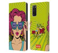 UFFICIALE emoji® POP ART CUSTODIA COVER A PORTAFOGLIO PER SAMSUNG TELEFONI 1