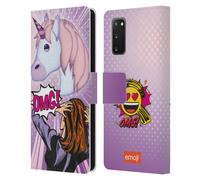 UFFICIALE emoji® POP ART CUSTODIA COVER A PORTAFOGLIO PER SAMSUNG TELEFONI 1