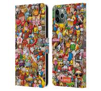 UFFICIALE emojiÂ® ALLA MODA CUSTODIA COVER PORTAFOGLIO IN PELLE PER APPLE iPHONE