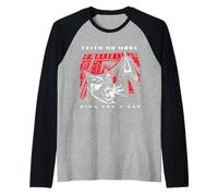 Ufficiale Faith No More King for A Day Retro Metal Band Maglia con Maniche Raglan