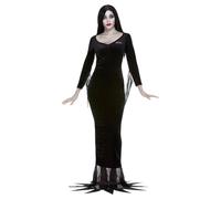 Ufficiale Famiglia Addams Halloween Costumi Adulti Bambini Morticia Outfit