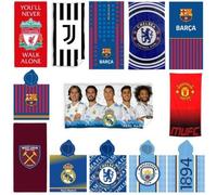 Ufficiale Football Club Cotone Asciugamani Ponchos Barcelona Juventus Chelsea &