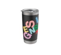 Ufficiale Genesis Colored Logo 3D Bicchiere termico in acciaio inox doppia parete