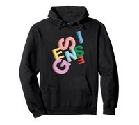 Ufficiale Genesis Colored Logo 3D Felpa con Cappuccio