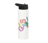 Ufficiale Genesis Colored Logo 3D Stainless Steel Insulated Water Bottle