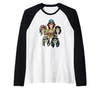 Ufficiale Guns N' Roses Appetite for Destruction Vintage Maglia con Maniche Raglan