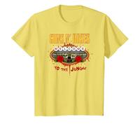 Ufficiale Guns N' Roses Benvenuti nella Giungla Classic Rock Maglietta, Bambini, Limone, 6 Anni