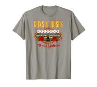 Ufficiale Guns N' Roses Benvenuti nella Giungla Classic Rock Maglietta, Uomo, Ardesia, XL