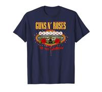 Ufficiale Guns N' Roses Benvenuti nella Giungla Classic Rock Maglietta, Uomo, Navy, 5XL