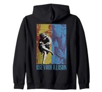 Ufficiale Guns n' Roses Classic Distressed Use Your Illusion Felpa con Cappuccio