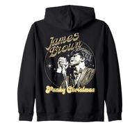 Ufficiale James Brown Funky Christmas Singing Felpa con Cappuccio