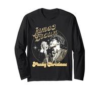 Ufficiale James Brown Funky Christmas Singing Maglia a Manica