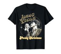 Ufficiale James Brown Funky Christmas Singing Maglietta