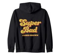 Ufficiale James Brown Super Bad - Soul Music Artwork Felpa con Cappuccio
