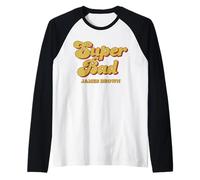 Ufficiale James Brown Super Bad - Soul Music Artwork Maglia con Maniche Raglan